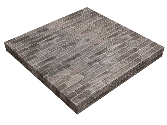 Placa tipo Ladrillo Gris (122 X 244 x 3mm)