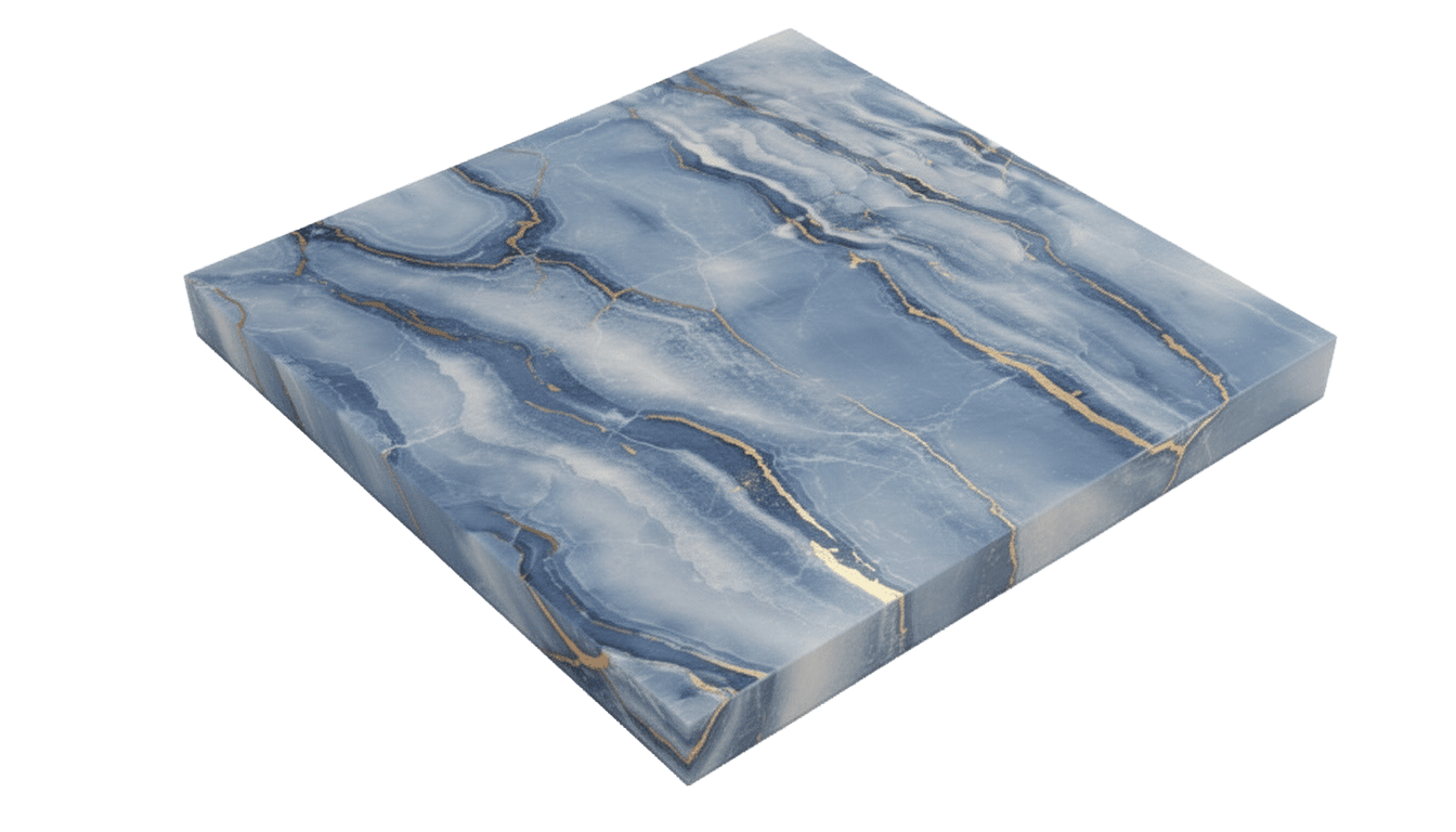 Placa decorativa Lapislázuli (122 X 244 x 3mm)