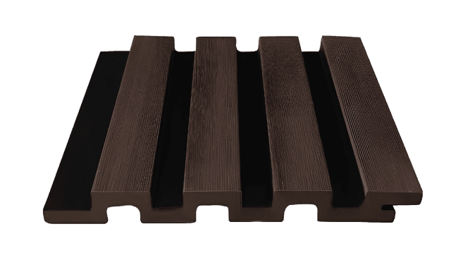 Lambrín Exterior Peralte Bajo Café / Black (17.7 x 290 x 1.3 cm)