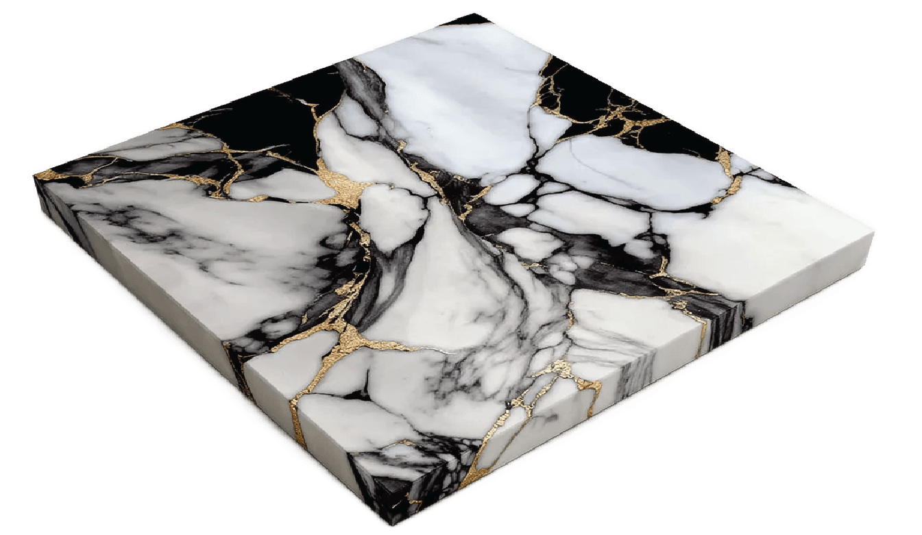 Placa decorativa Milano Gold (122 X 244 x 3mm)