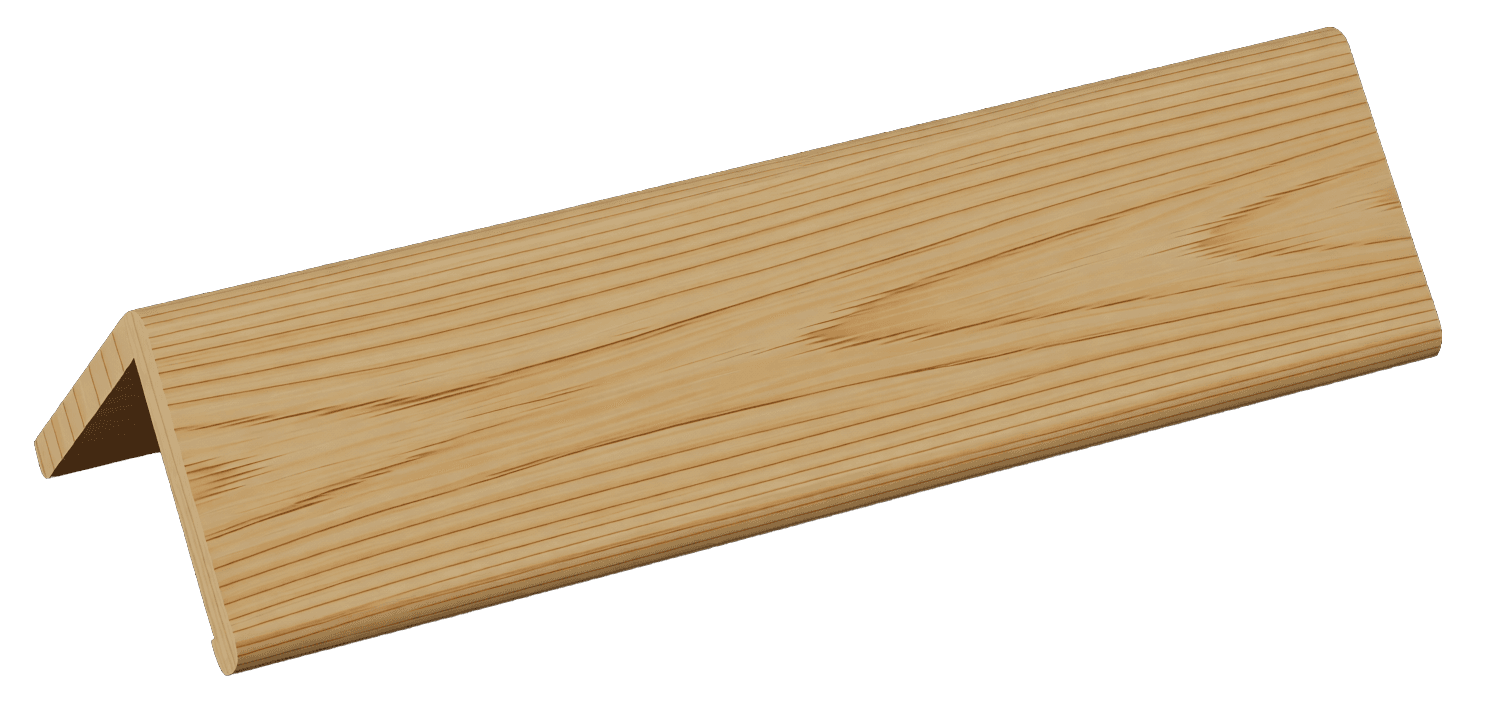 Esquinero Lambrín Interior Roble (2.90m)