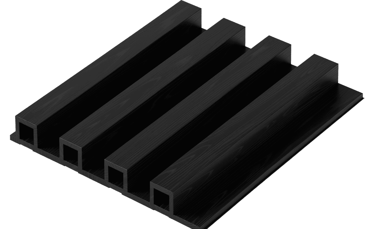 Lambrín Interior Negro Madera (16 x 290)