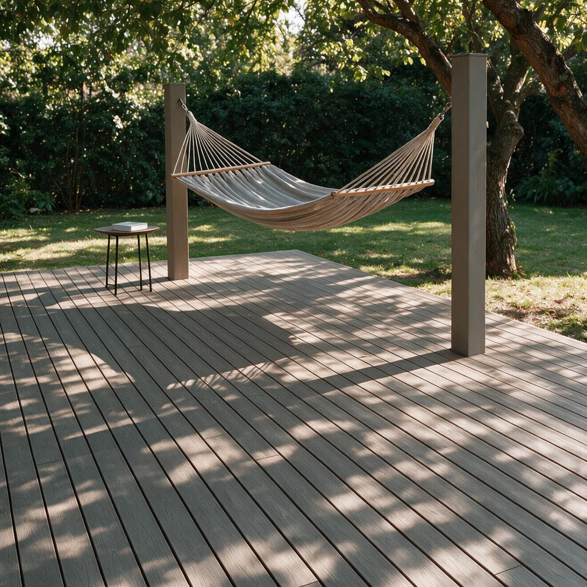 DECK WPC CX/C DUAL TEKA/ANTIQUE 2900X140X23MM  (CAJA 4PIEZAS)*