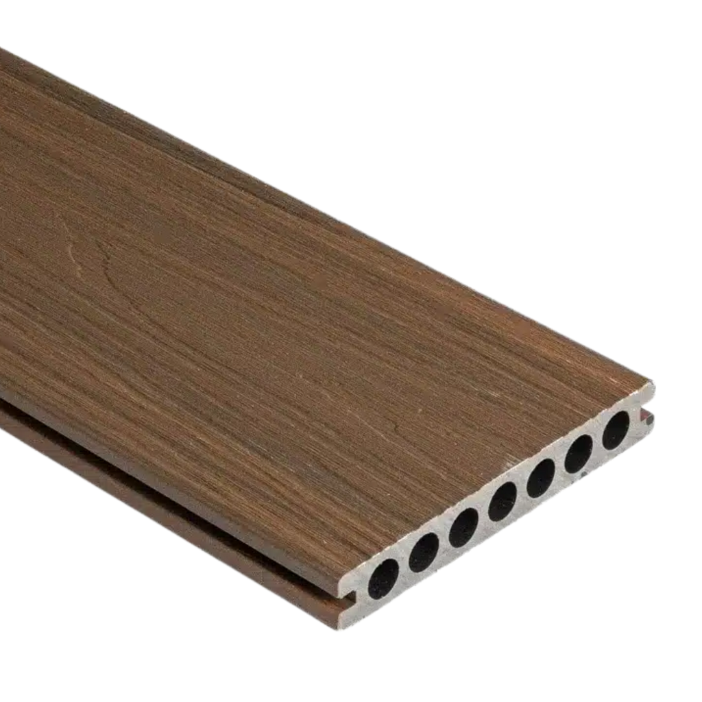 DECK WPC CX/C DUAL TEKA/ANTIQUE 2900X140X23MM  (CAJA 4PIEZAS)*